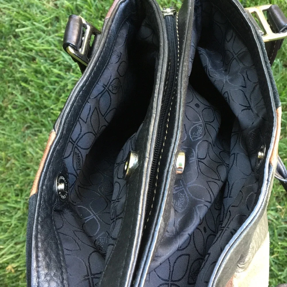 Fossil long Live Vintage 1954 Patchwork bag‎